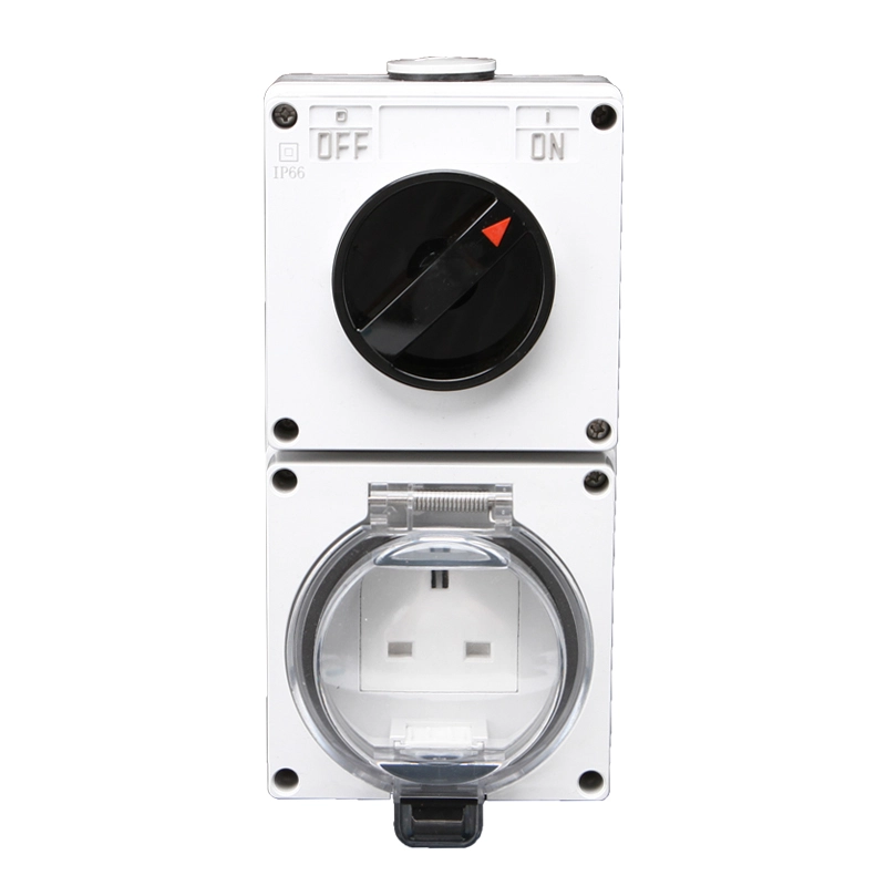 IP66 Series UK Waterproof Wall Electric Socket and Switch