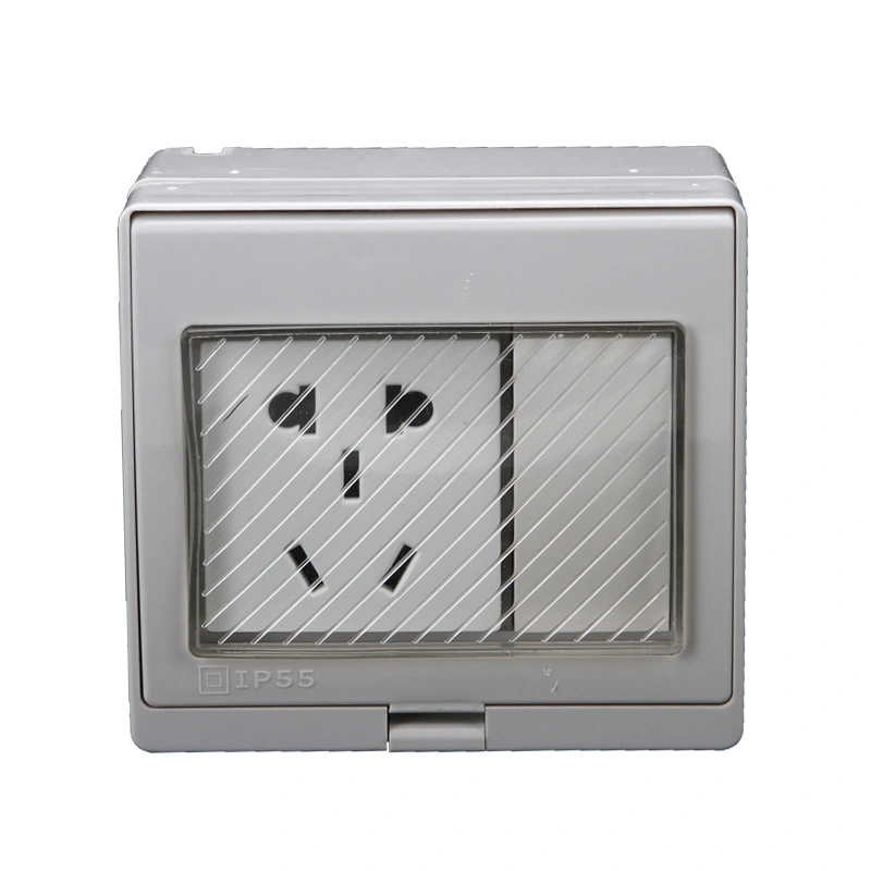 IP55 Series 5 Pin Multifunction Wall Socket with Switch for Home