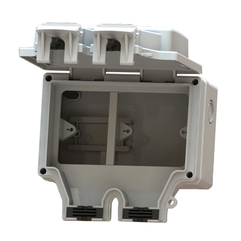 IP66 Waterproof Outdoor Socket Box 2 Gang Empty Enclosure