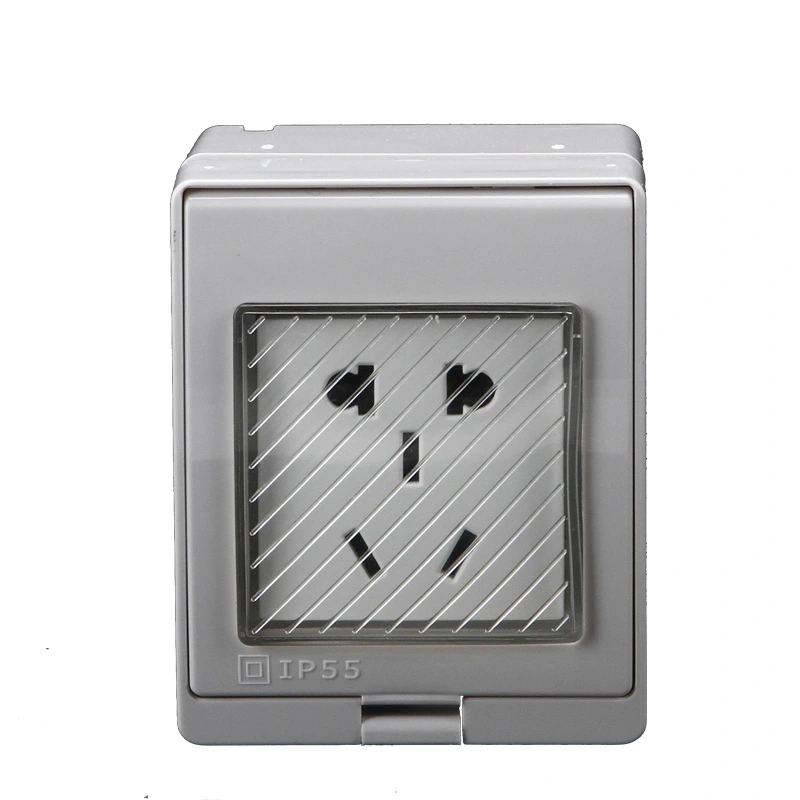 IP55 Series 5 Pin Multifunction Wall Socket with Switch for Home