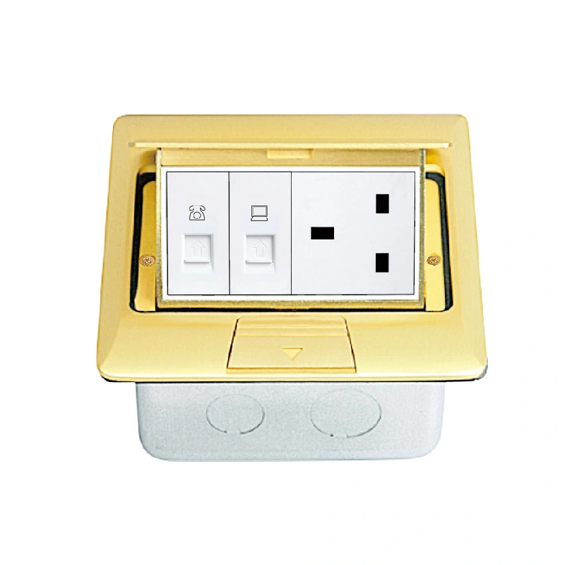Hidden Pop Up Floor Socket Box Plug Socket