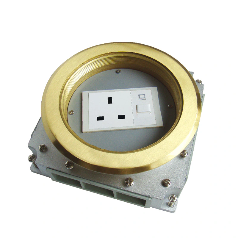 What is the terminology for sockets installed in the floor?