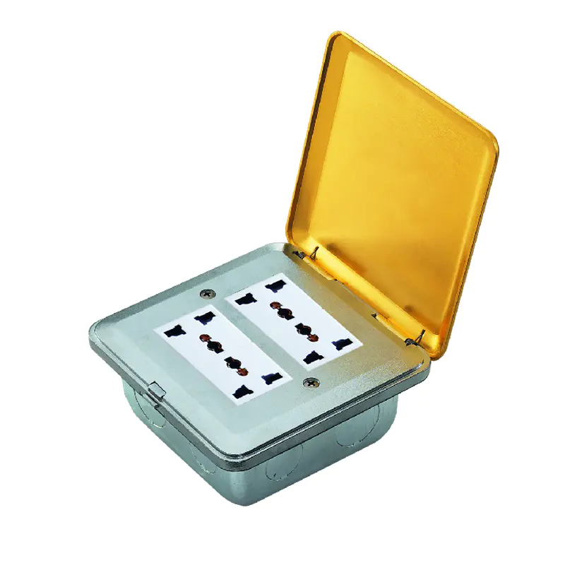 Stainless Steel Pop Up Floor Outlet Socket Box