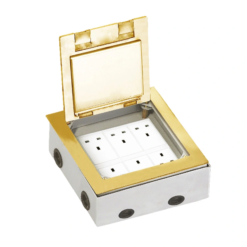 Universal Socket Open Cover Floor Socket 15 Module Capacity