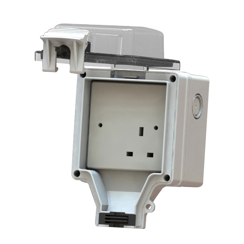 IP66 Waterproof Outdoor Socket Box 1 Gang Empty Enclosure