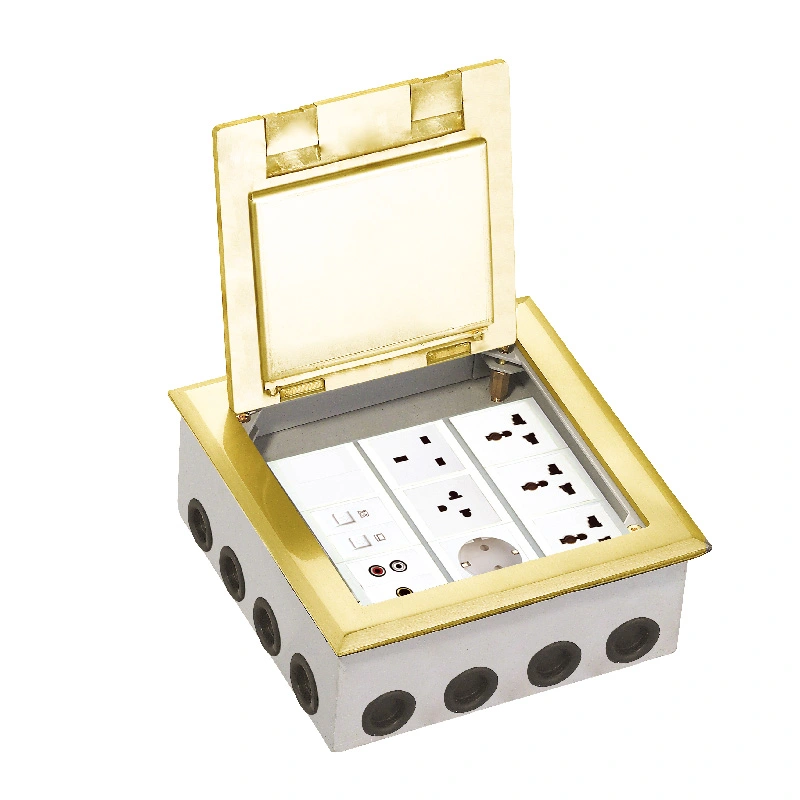 Universal Socket Open Cover Floor Socket 18 Module Capacity