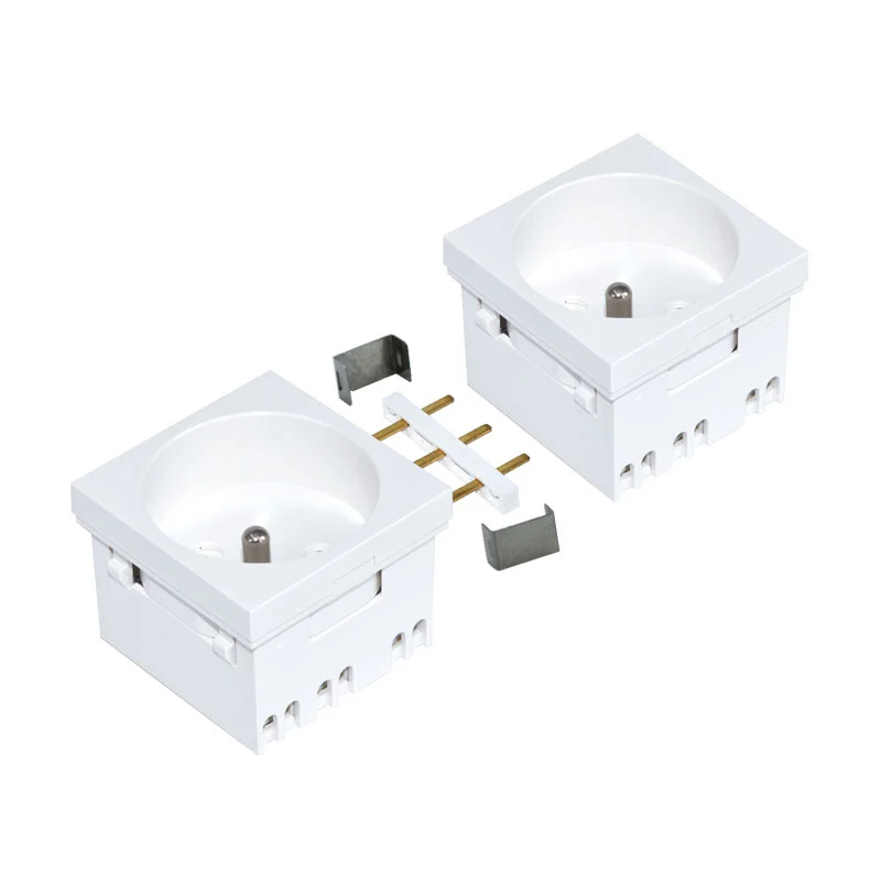 French Socket 16A 250V Double Universal Socket