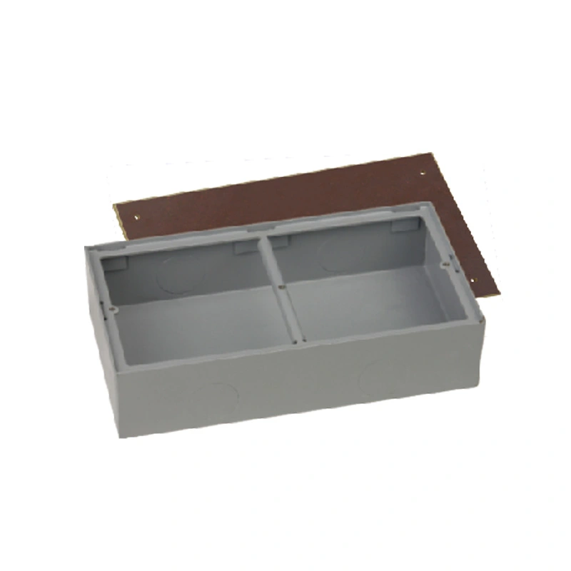 Open Cover Socket Brass Alloy Floor Socket 6 Module Capacity