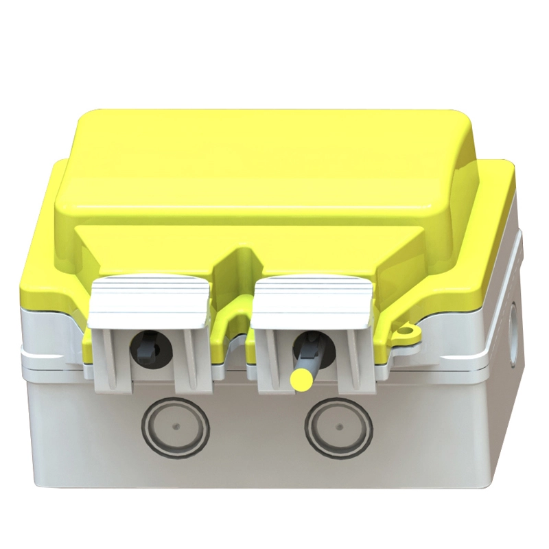 IP66 Waterproof Outdoor Socket Box 2 Gang Empty Enclosure