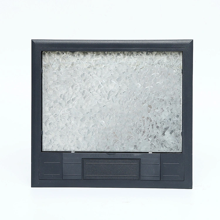 12 Module Capacity Socket Box Black Cover Plastic Floor Socket