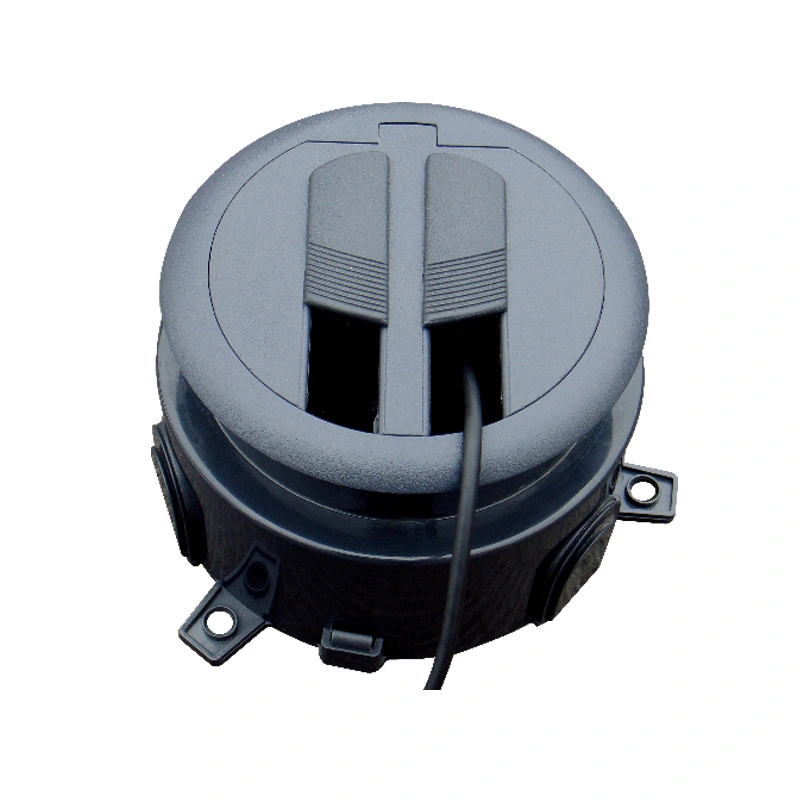 Floor Electrical Outlet Circular Plastic Floor Socket