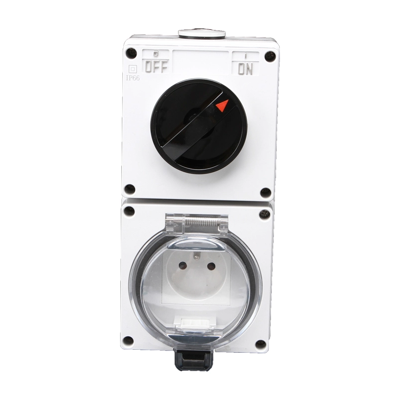 IP66 Series Surface Mounted Outdoor Waterproof Euro Power Sockets