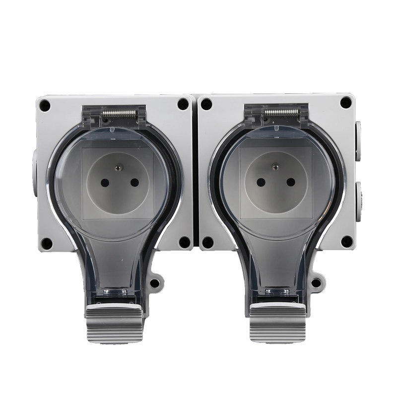 IP66 New Series Waterproof French Standard Wall Switch and Socket