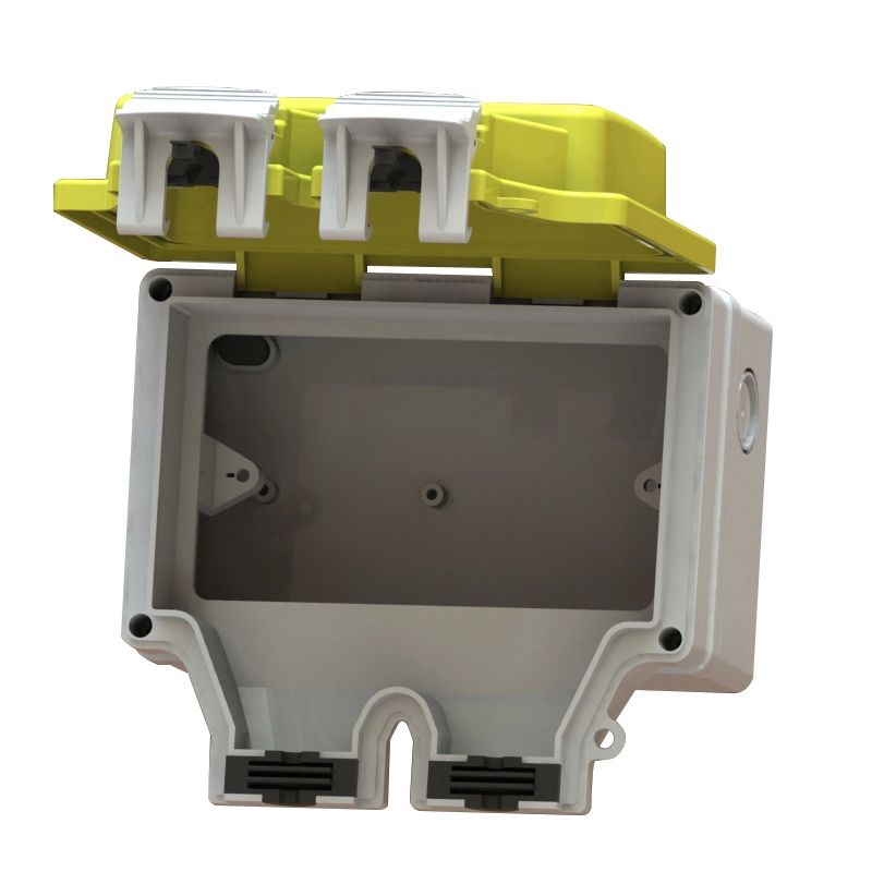 IP66 Waterproof Outdoor Socket Box 2 Gang Empty Enclosure