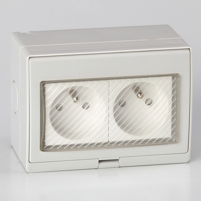IP55 Series Waterproof French Standard Type Wall Switch and Socket