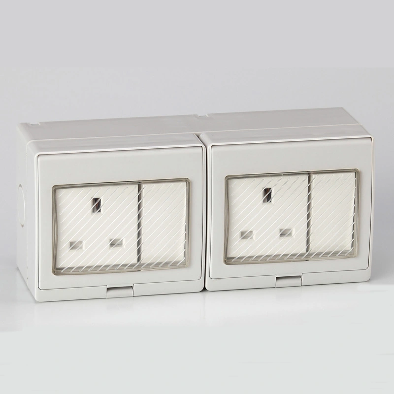 IP55 Series Waterproof UK Type Socket and Switch for Outdoor